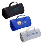Deluxe Barrel Fleece Blanket with Logo