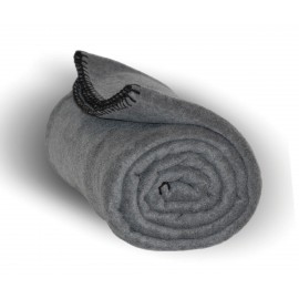 Anti Pill Fleece Blanket - 1 Color (50"x60") with Logo