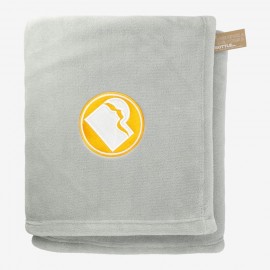 Recycled PET Oversized Coral Fleece Blanket with Logo