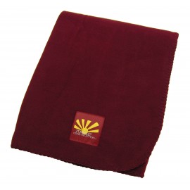 Custom Fleece Blanket with Woven Patch  Custom Fleece Blanket with Woven Patch