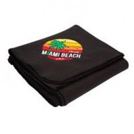 Promo Fleece Throw Blanket with Logo