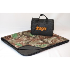 Customized Woodland Camo Picnic Blanket (Imprinted)