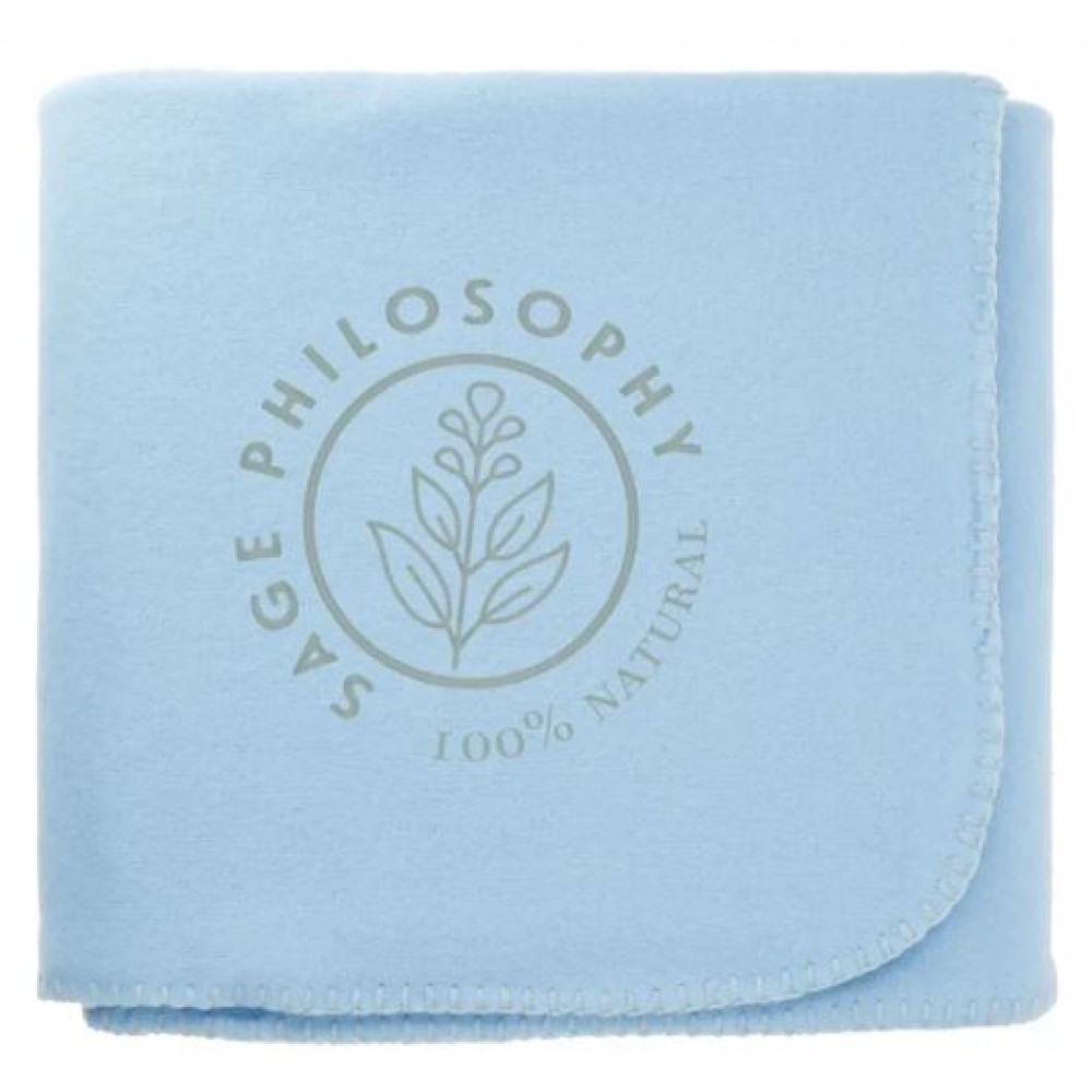 Customized 100% Recycled PET Fleece Blanket