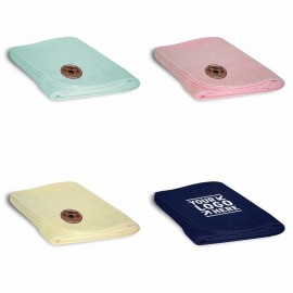 Custom Imprinted Fleece Baby or Lap Blanket