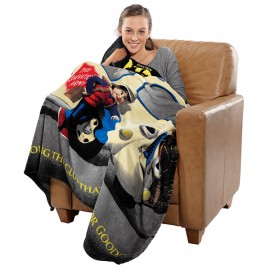 Logo Branded Overseas Printed Tahoe Microfleece Throw (50"x60")