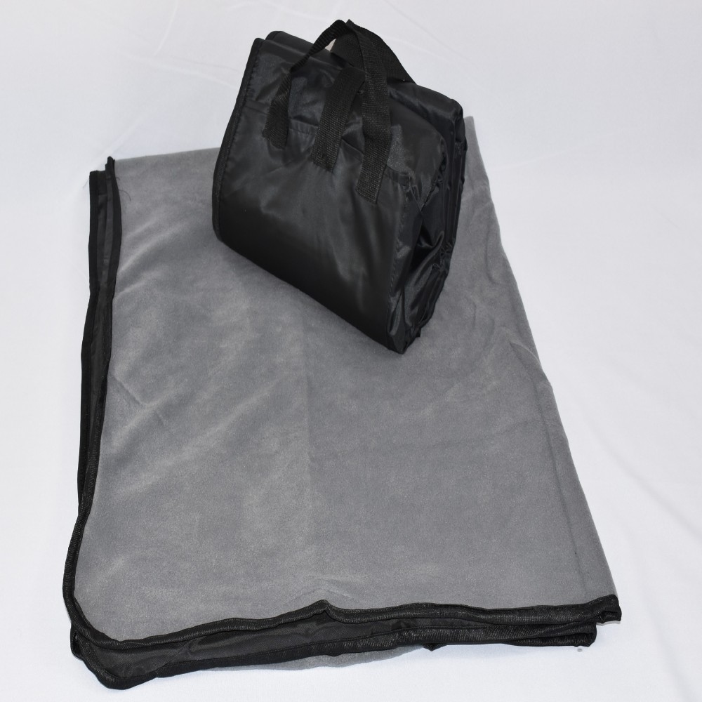 Picnic Blanket Gray (Cinder) (50"X60") with Logo
