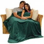 Logo Branded 50" x 60" Luxury Micro Fleece Blanket (Blank)