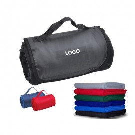 Logo Branded Portable Camping Mat Stadium Blanket