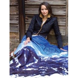Cobblestone Mills Somerset Throw Blanket with Logo