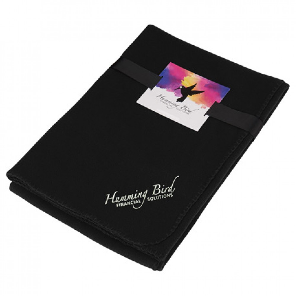 Ultra Soft Fleece Blanket with Full Color Card Custom Imprinted Ultra Soft Fleece Blanket with Full Color Card Custom Imprinted