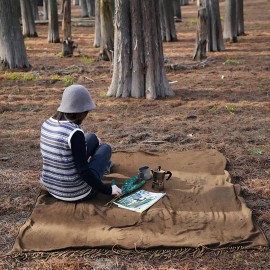 Roll Up Picnic Blanket with Logo