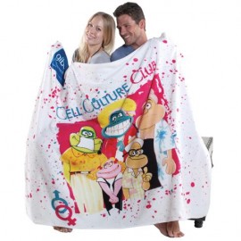 Customized 50" x 60", Sublimated Ultra Soft Micro Fleece Blanket