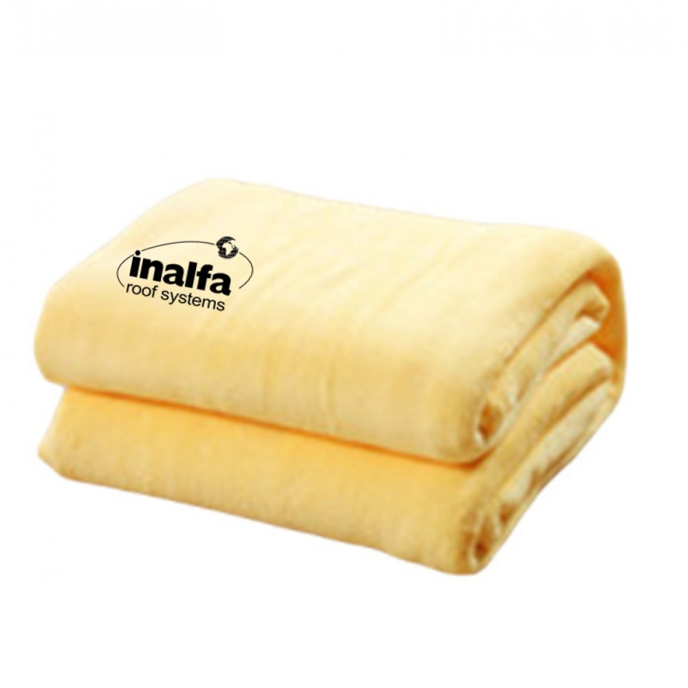 Coral Fleece Blanket Custom Embroidered Coral Fleece Blanket Custom Embroidered