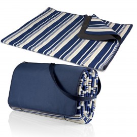 Blanket Tote XL Ex Large Picnic Blanket w/Shoulder Strap and Zipper Pocket with Logo