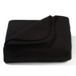 Black Value Fleece Blanket Custom Imprinted
