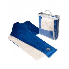 Prime Line Micro Mink Sherpa Blanket with Logo