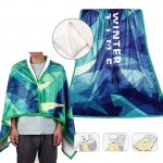 Fully Sublimated Throw Blanket with Logo
