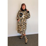 Alesia C. REVERSABLE Custom Printed Hoodie-Wearable-Blanket Double Layer LUX Plush with Logo