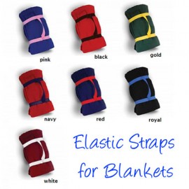Elastic Blanket Straps Logo Branded