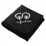 100% Recycled PET Fleece Blanket with RPET Pouch with Logo