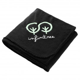 Personalized 100% Recycled Pet Fleece Blanket With Canvas Pouch