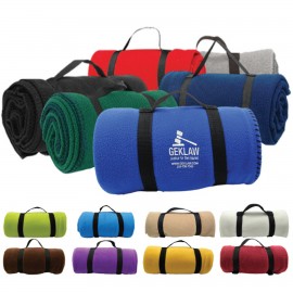 Promotional Classic Polar Fleece Blanket w/Embroidery Included  Promotional Classic Polar Fleece Blanket w/Embroidery Included
