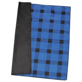 Customized Buffalo Plaid Fleece Picnic Blanket