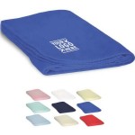 Blank Fleece Baby or Lap Blanket Logo Branded
