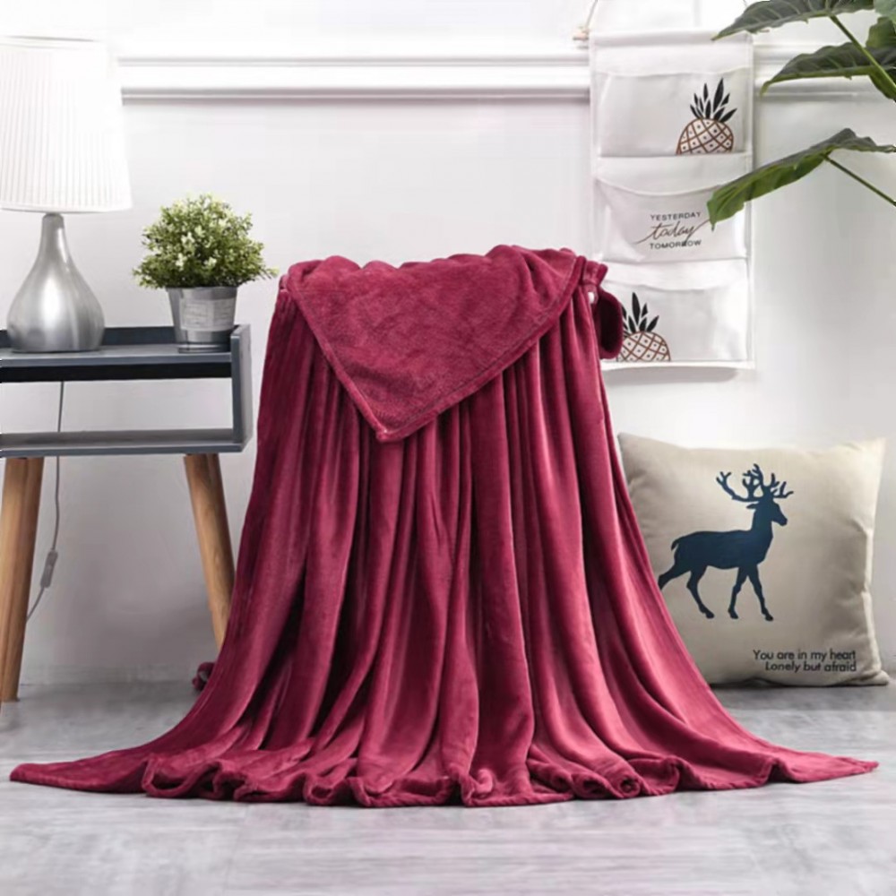 Flannel Fleece Plush Throw Blanket with Logo Flannel Fleece Plush Throw Blanket with Logo
