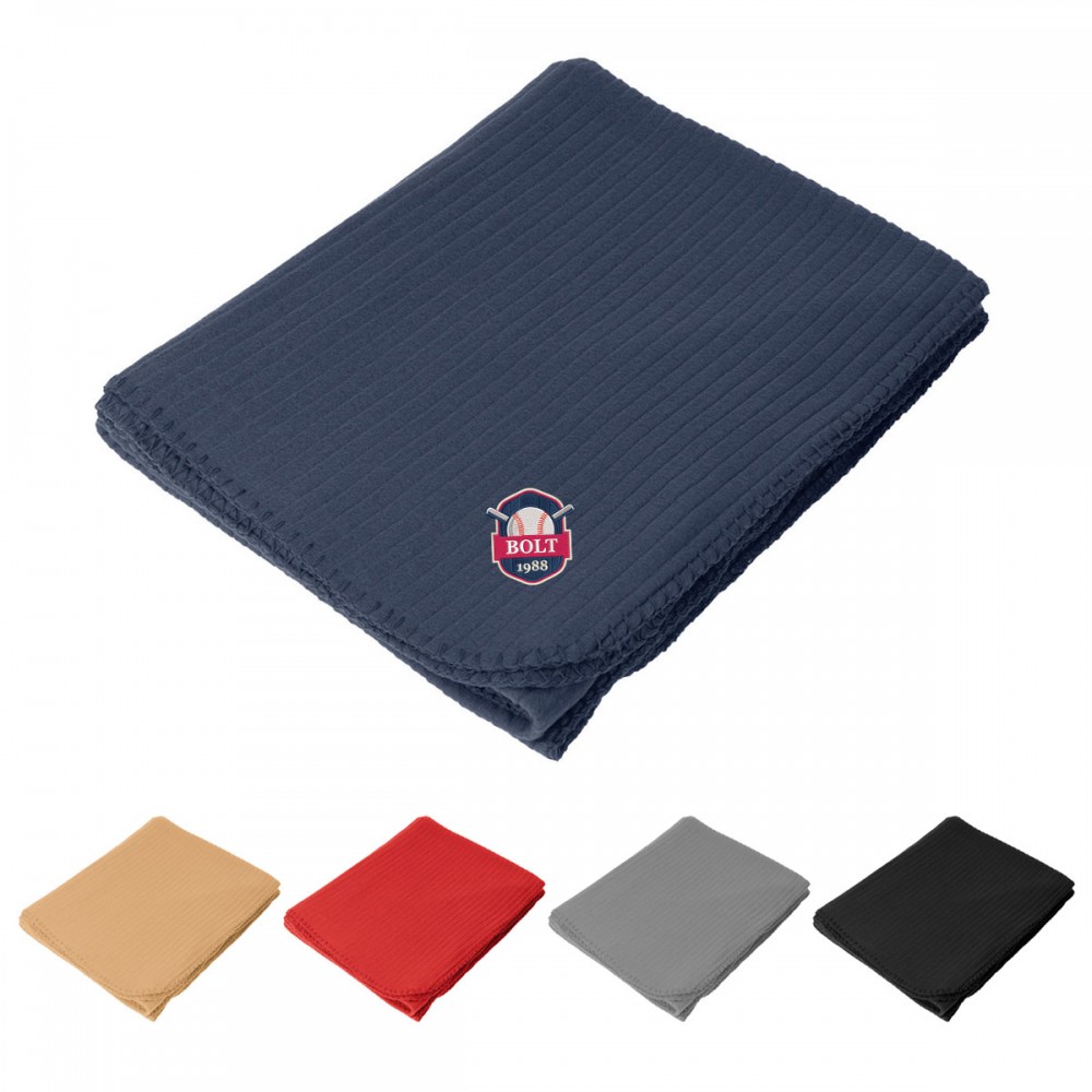 Logo Branded Ridgeport Fleece Blanket