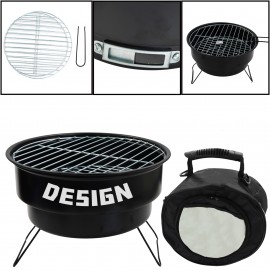 Mini Folding Portable BBQ Grill with Logo