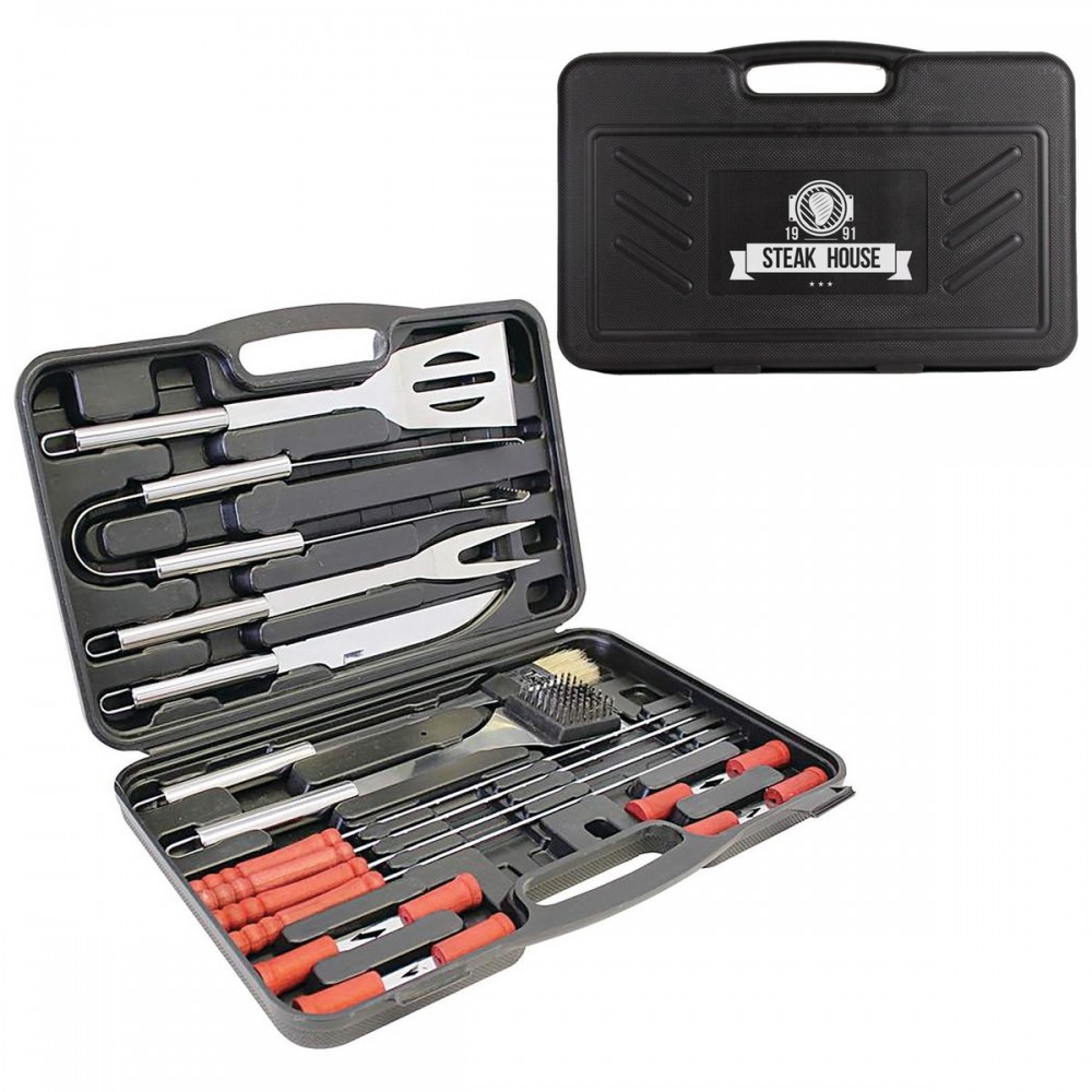 Branded 19pc Barbeque Tool Set&nbsp;
