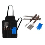 BBQ Grill Tools Set with Apron with Logo