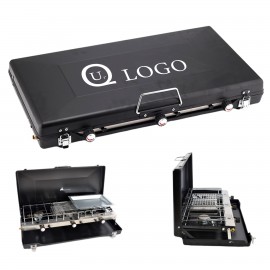 Portable Folding Grill with Logo