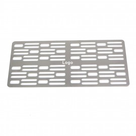 Titanium Outdoor BBQ Grill BBQ Metal Sheet with Logo