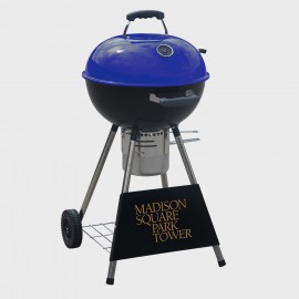Blue 18" Kettle Grill with Logo