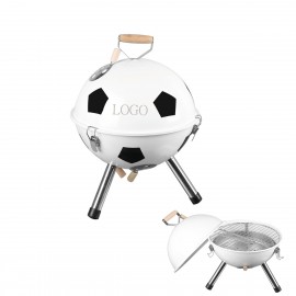 Custom Football Shaped BBQ Charcoal Grill  Custom Football Shaped BBQ Charcoal Grill
