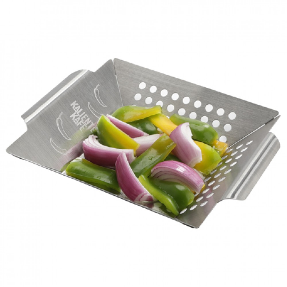 Personalized Grill Basket for Veggies and Sides Personalized Grill Basket for Veggies and Sides
