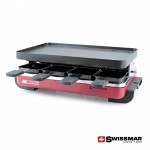 Logo Branded Swissmar Classic Raclette 8 Person Party Grill - Red