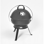 Black High Dome Grill with Logo