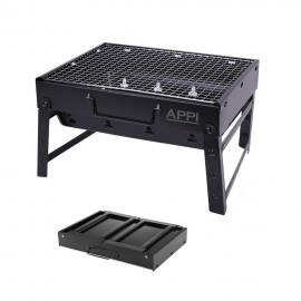 Folding Portable Barbecue Charcoal Grill with Logo