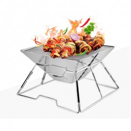 Folding Bbq Campfire Grill with Logo  Folding Bbq Campfire Grill with Logo