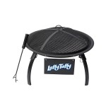 Portable Fire Pit/Grill with Logo
