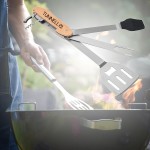 BBQ Set Tools 5 In 1 Function Stainless Steel Compact Portable Grill Accessories with Logo