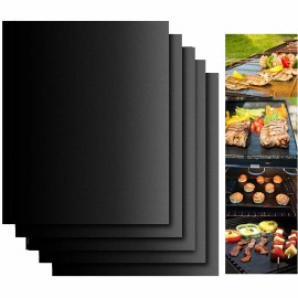 Non-Stick Barbecue Grill Mat Set with Logo