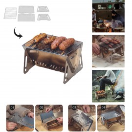 Stainless Steel Backpacking Stove with Logo