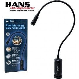 NextLED Battery Powered Flexible Shaft LED Grill Light with Logo