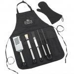 Promotional,Custom Imprinted Chef's Set Barbecue Apron and Tools