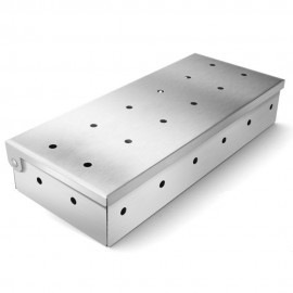 BBQ Grill Smoker Box with Logo  BBQ Grill Smoker Box with Logo