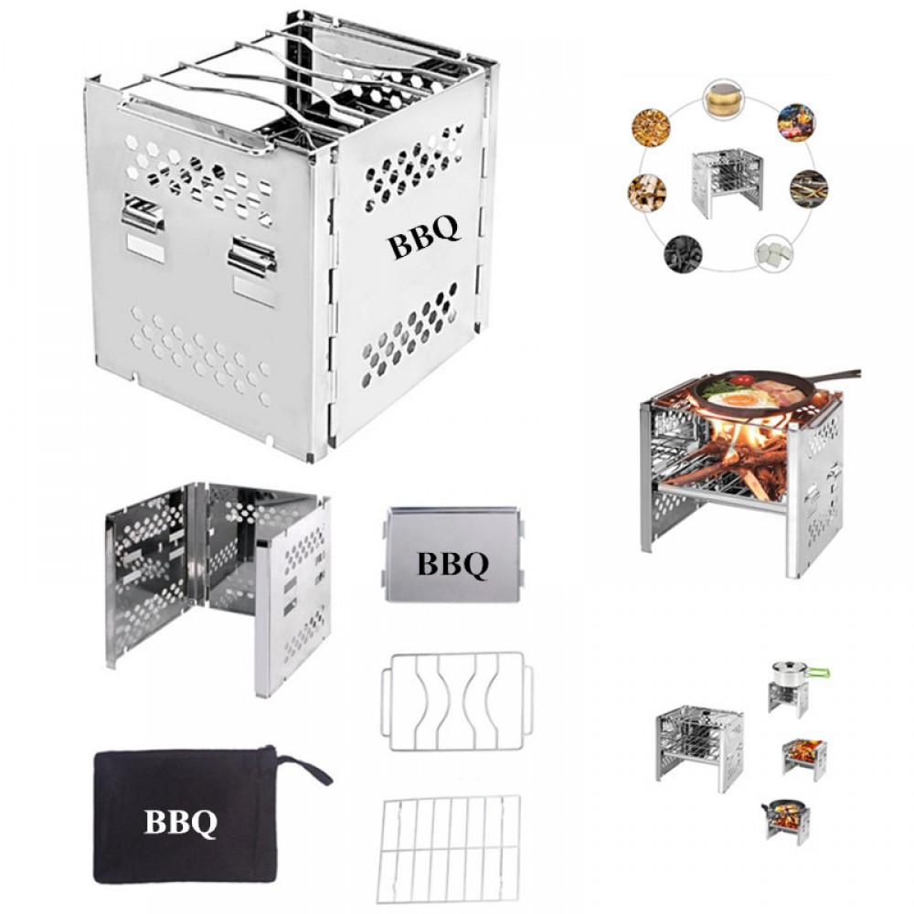 Personalized BBQ Outdoor Mini Wood Burner Grill Personalized BBQ Outdoor Mini Wood Burner Grill
